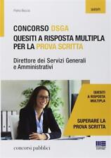 Concorso dsga. quesiti usato  Italia