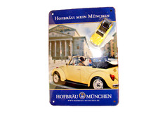 Hofbräu münchen blechschild gebraucht kaufen  Chemnitz