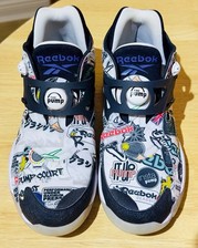 Sapatilhas masculinas Reebok “The Pump” Court Stricker City Graffiti. UK7/UE40.5 comprar usado  Enviando para Brazil