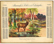 Almanach postes telegraphes d'occasion  Villeurbanne