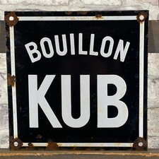 Plaque émaillée kub d'occasion  Expédié en France