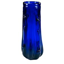 Vaso de vidro Murano Bristol azul cobalto Azura h28cm meados do século comprar usado  Enviando para Brazil