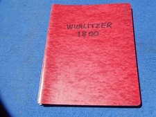 Wurlitzer service manual for sale  Napa
