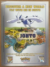 Pokemon johto 2001 for sale  CHESTERFIELD
