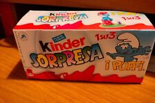 Puffi tripack kinder usato  Nettuno