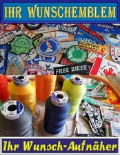 Emblem stickemblem aufnäher gebraucht kaufen  Zeulenroda-Triebes