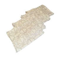 Conjunto 4 cortinas cortinas marfim marrom estampadas painéis 80 longas lona algodão luxo comprar usado  Enviando para Brazil