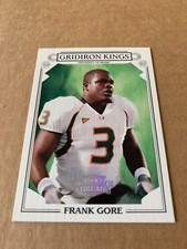 2007 Donruss Threads Gridiron Kings #CGK-4 Frank Gore 102/250 Miami Hurricanes comprar usado  Enviando para Brazil