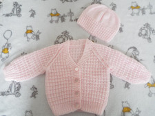 Hand knit pink for sale  SALTBURN-BY-THE-SEA