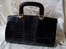 Vintage kroko tasche gebraucht kaufen  Esslingen am Neckar
