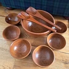 Wooden salad bowl for sale  READING