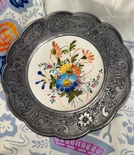Pewter framed floral for sale  Lawrence