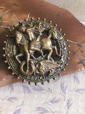 Ancienne broche laiton d'occasion  France