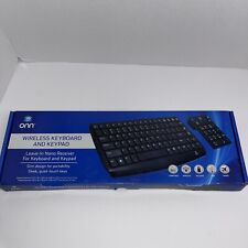 Combo receptor nano USB teclado inalámbrico Onn 2,4 GHz segunda mano  Embacar hacia Mexico