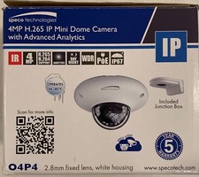 Mini câmera dome IP Speco Technologies O4P4 4MP H.265 comprar usado  Enviando para Brazil