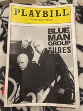 Playbill blue man for sale  Cincinnati