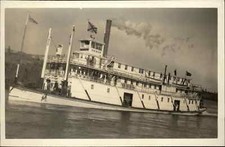 Cartão postal foto real River Steamer Boat CASCA publicado no Canadá comprar usado  Enviando para Brazil