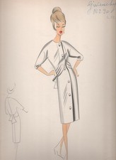 Croquis moda givenchy usato  Torino