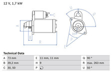 Bosch anlasser starter gebraucht kaufen  Oberlungwitz