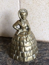 Brass bell lady for sale  GRANTHAM