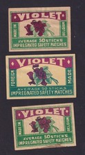 Old label matches d'occasion  Expédié en Belgium