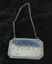 Silver port label for sale  BURY ST. EDMUNDS