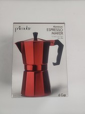 Cafeteira espresso Primula Pere - 6 xícaras de alumínio vermelha comprar usado  Enviando para Brazil