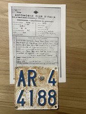 Targa moto iso usato  San Giustino