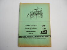 Bautz gw61 gw81 gebraucht kaufen  Merseburg