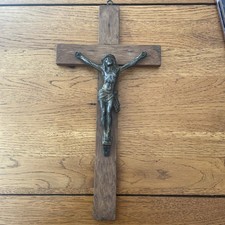 Antique wooden crucifix for sale  LONDON