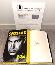 BONO ASSINADO RENDIÇÃO 40 MÚSICAS LIVRO DE UMA HISTÓRIA U2 CANTOR JOSHUA TREE BAS comprar usado  Enviando para Brazil
