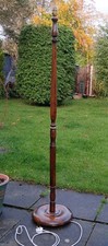 Wooden standard lamp for sale  BURY