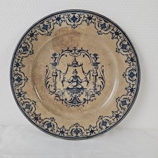 Assiette plate décor d'occasion  Saint-Macaire