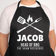 Avental (1178) Personalizado Cabeça Chef Avental Personalizado Cozinhar Assar Masculino Cabeça de Churrasco comprar usado  Enviando para Brazil