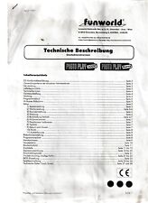 Funworld technische beschreibu gebraucht kaufen  Wilhelmsthal