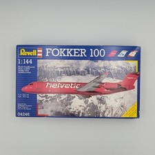 Revell 04246 Fokker 100, Helvetic / KLM / Austrian Arrows, Model Kit Scale 1/144, usado comprar usado  Enviando para Brazil