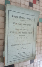 Catalogue Horse And Sheep Show Ball's Bridge Royal Society Dublin 1894 - 70 comprar usado  Enviando para Brazil