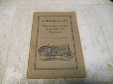 Original overhauling mccormick for sale  Bartlesville