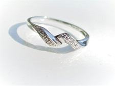 Jolie bague blanc d'occasion  Foix