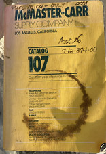 Mcmaster carr 107 for sale  Desert Hot Springs