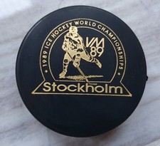 Eishockey puck 1989 gebraucht kaufen  Enger