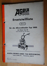 Agria allzweckhacke 1000 gebraucht kaufen  Wiesloch