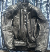 perforated leather motorcycle jacket for sale  UK