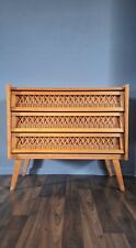 Commode vintage rotin d'occasion  Saint-Amand-les-Eaux