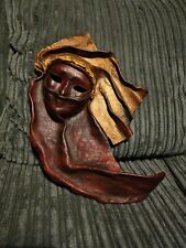 Leather face sculpture for sale  ALFRETON