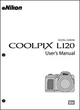 Câmera Digital Nikon CoolPix L120 Manual do Usuário Instruções comprar usado  Enviando para Brazil