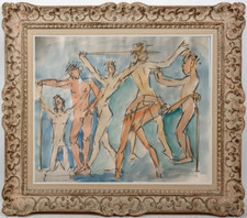 Artiste identifier aquarelle d'occasion  Haguenau