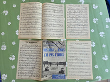 Partition musique nostalgie d'occasion  Bonny-sur-Loire