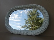 Miroir osier tressé d'occasion  Bourg-en-Bresse