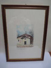 Litografia originale carlo usato  Racconigi